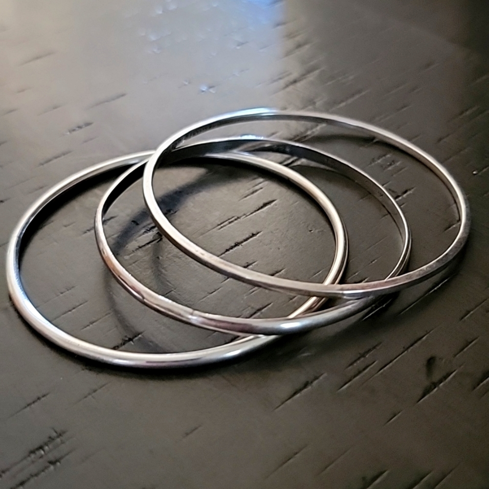 925 mexican silver  set of 3 bracelets